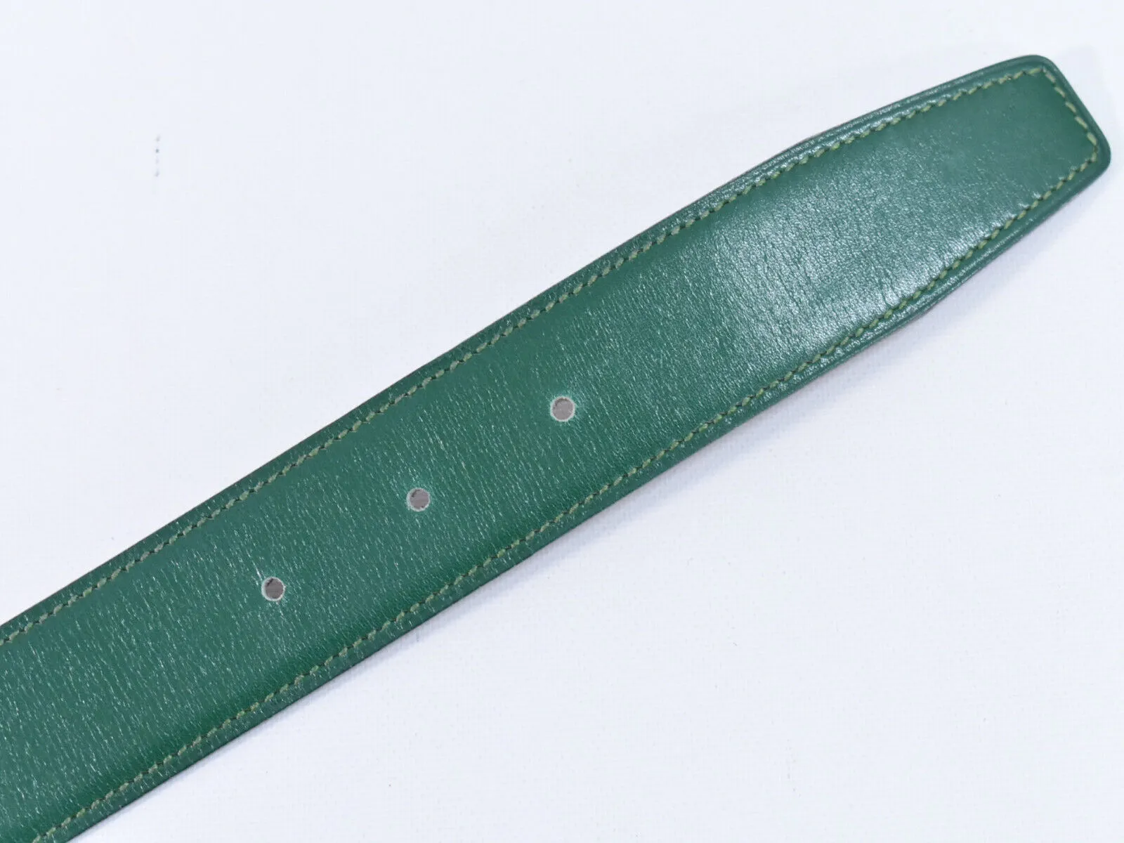 Herms H Green Leather Accessories