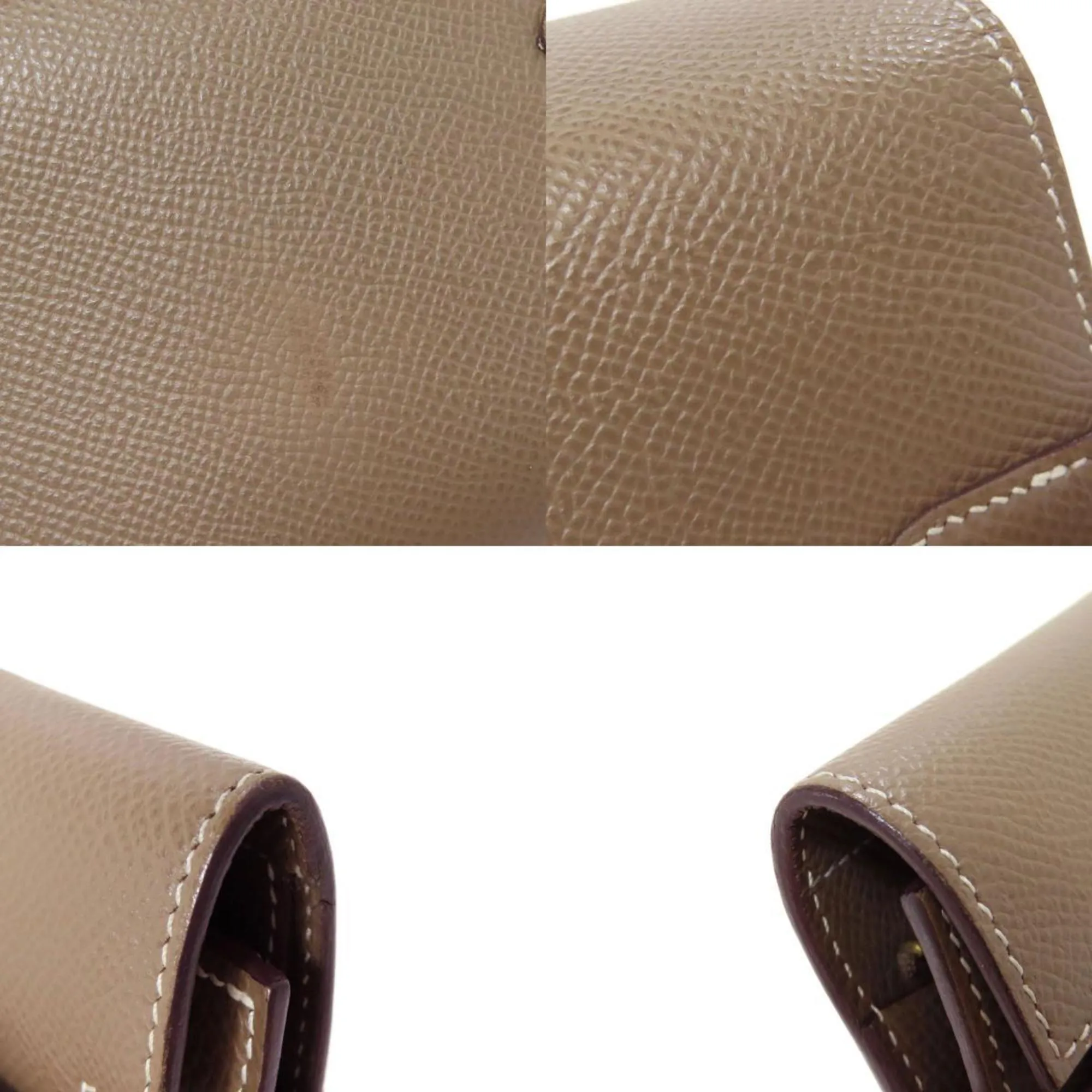 Herms Kelly Grey Leather Accessories
