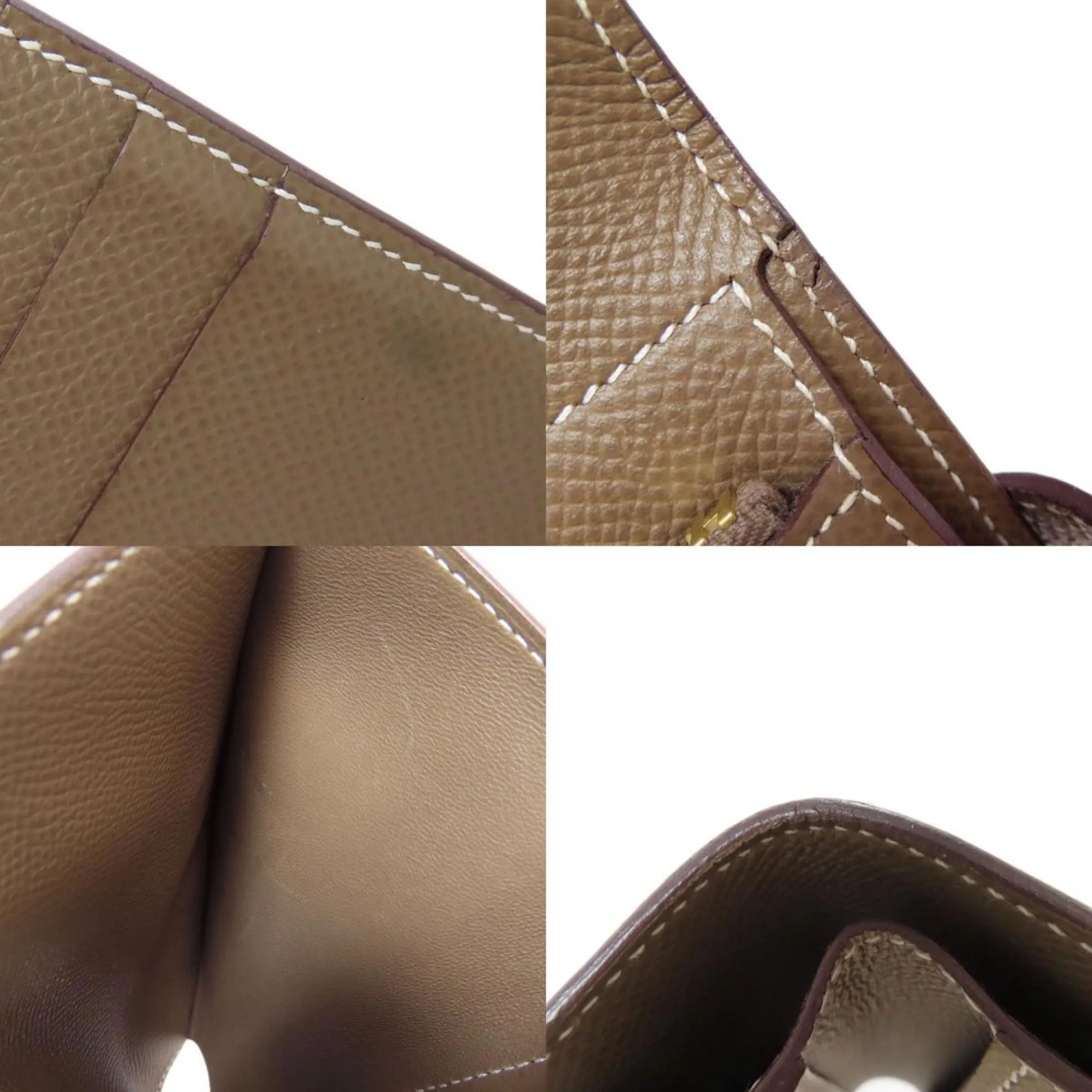 Herms Kelly Grey Leather Accessories