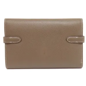 Herms Kelly Grey Leather Accessories