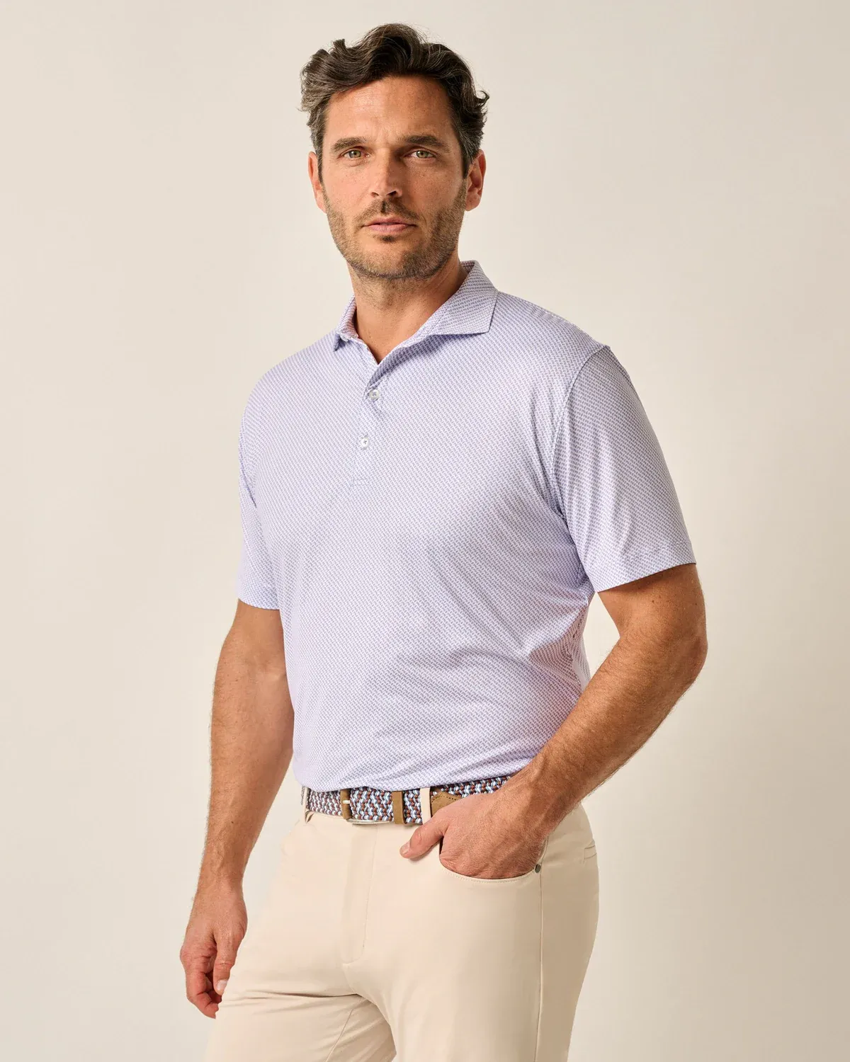 Johnnie-O Big & Tall Featherweight Performance Polo - Wesson