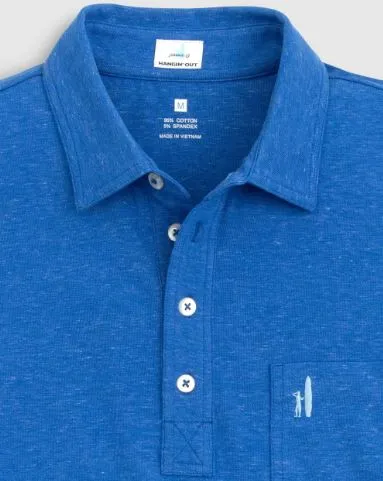 Johnnie-O The Heathered Originial Polo | Waterfall