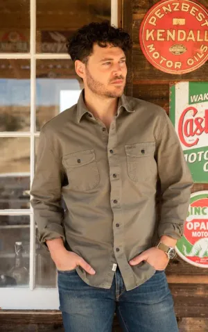 Kato The Brace Shirt Oxford St. - Pigment Dark Green