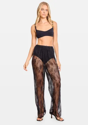LACE PANT BLACK