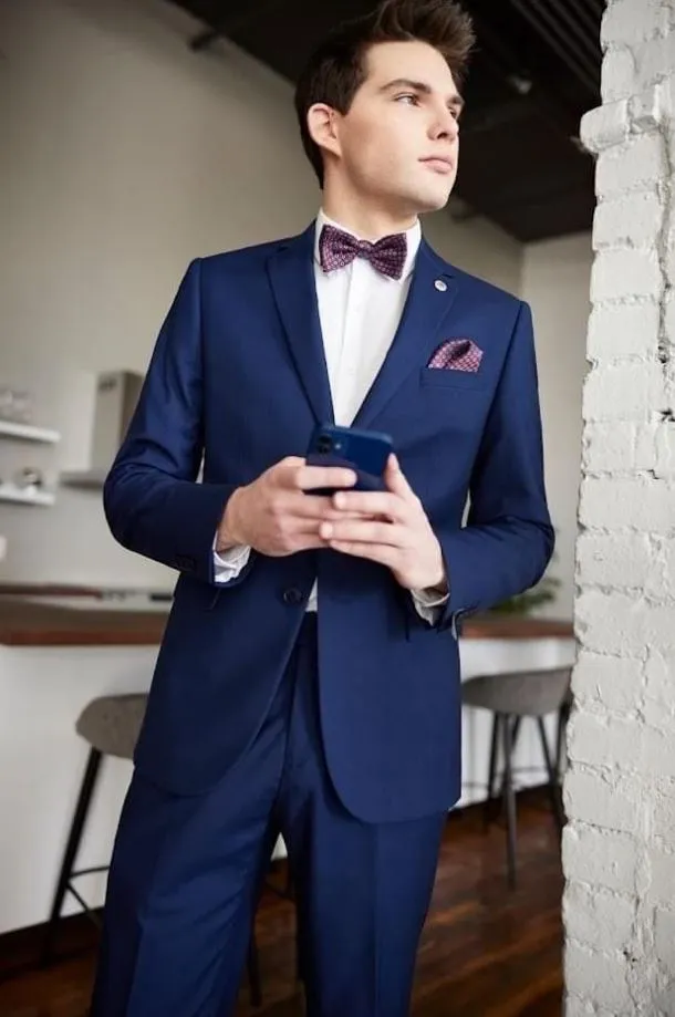 LHORSEN SLIM FIT SUIT 2PCS