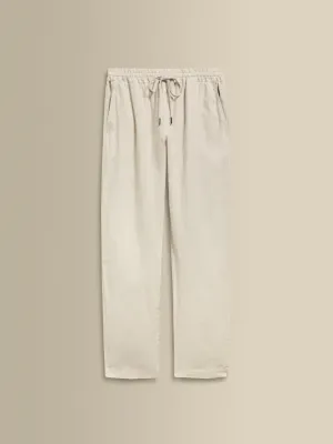 Linen Drawstring Trousers