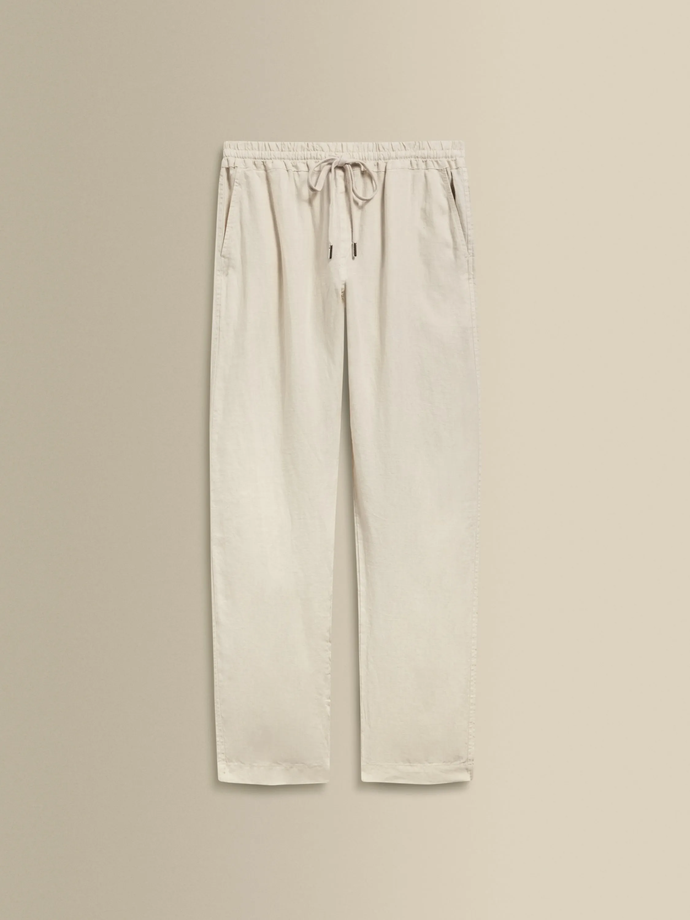 Linen Drawstring Trousers