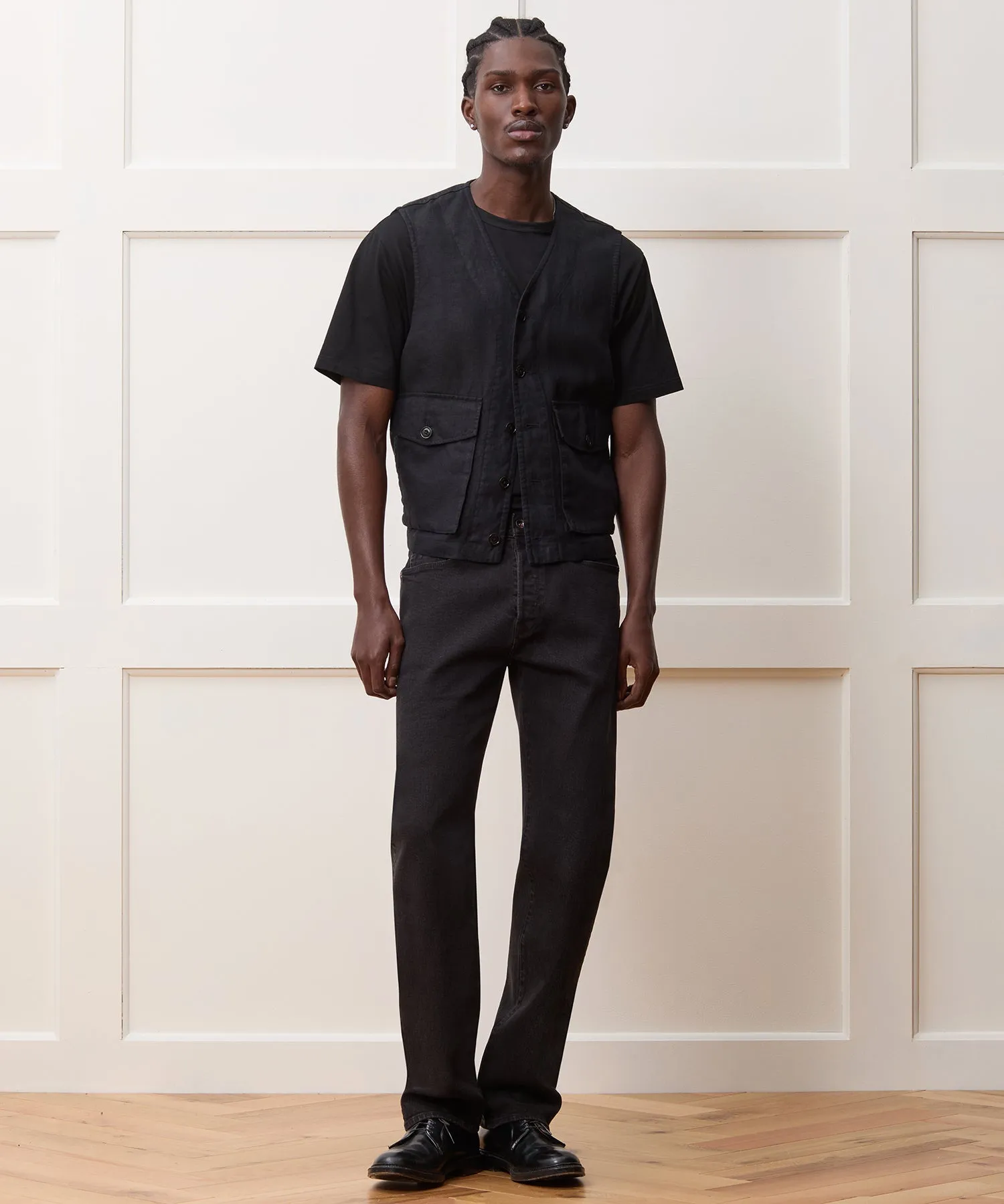 Linen Utility Vest