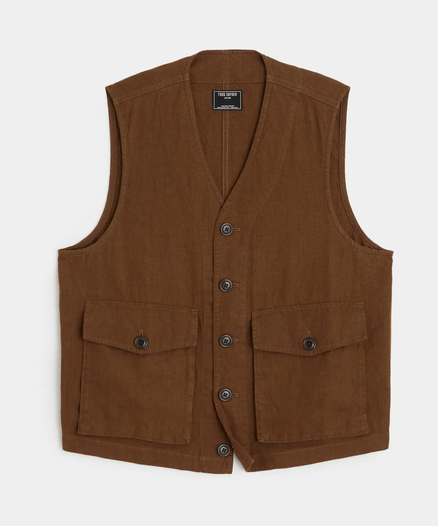 Linen Utility Vest