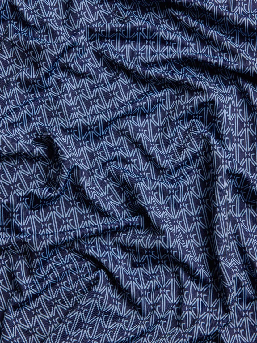 Monogram Polo - Maltese Blue | Greyson Clothiers
