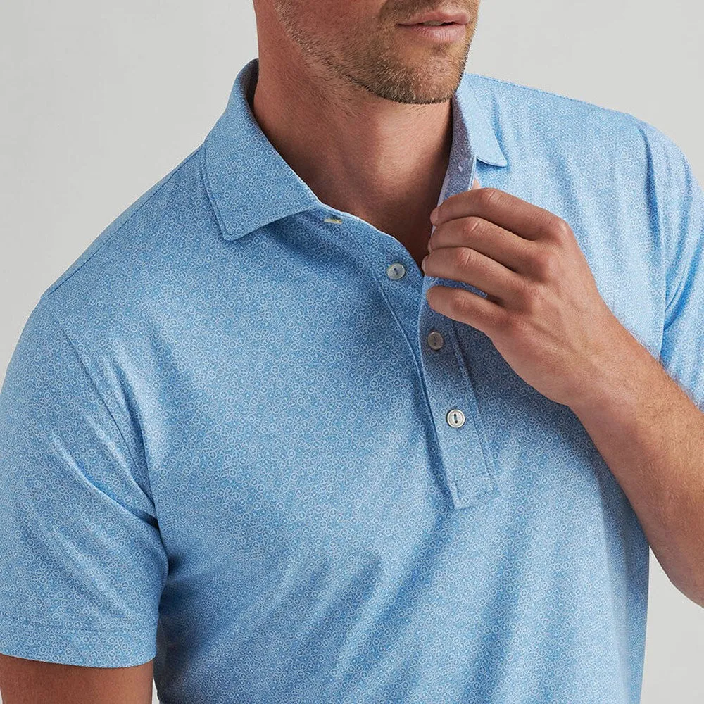 Peter Millar Avenue Performance Jersey Polo Golf Shirt - Anglelite