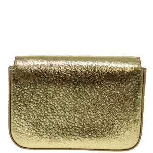 Prada -- Gold Leather Accessories