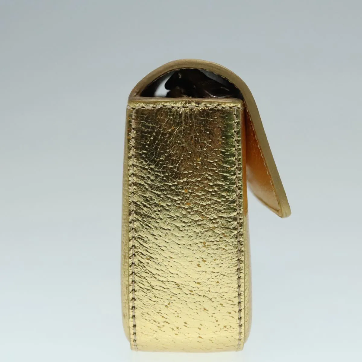 Prada -- Gold Leather Accessories