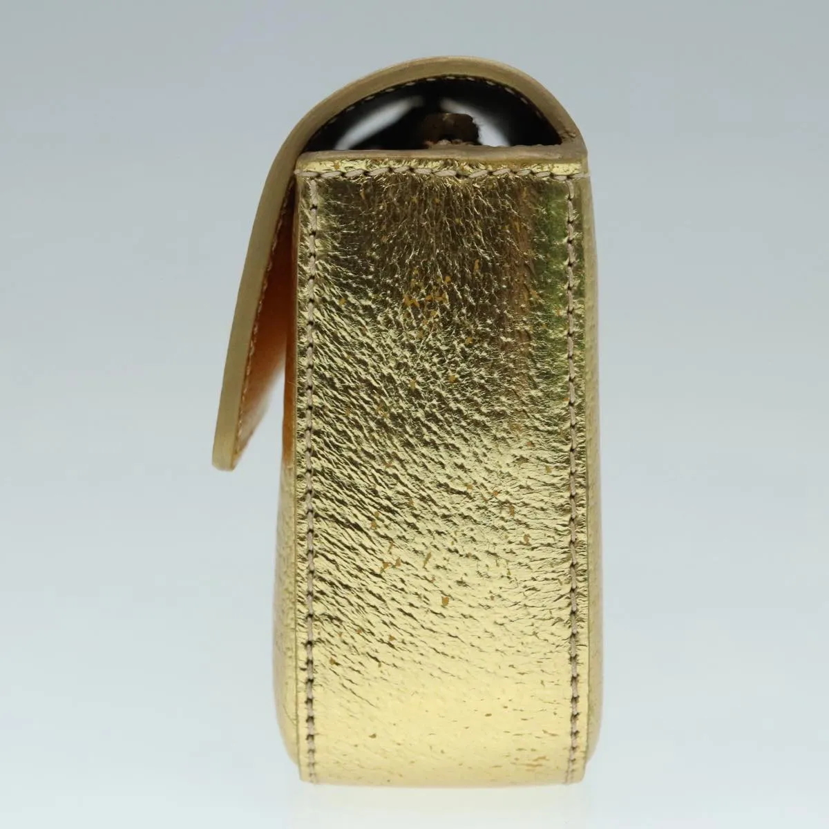 Prada -- Gold Leather Accessories