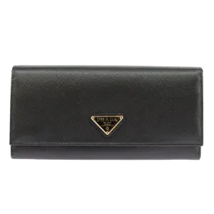 Prada Saffiano Black Leather Accessories