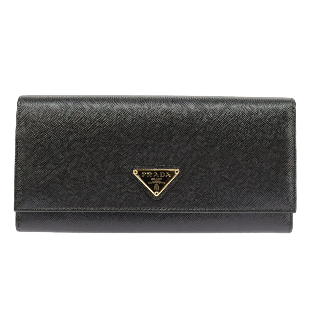 Prada Saffiano Black Leather Accessories