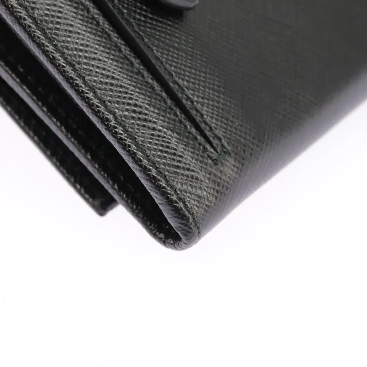 Prada Saffiano Black Leather Accessories