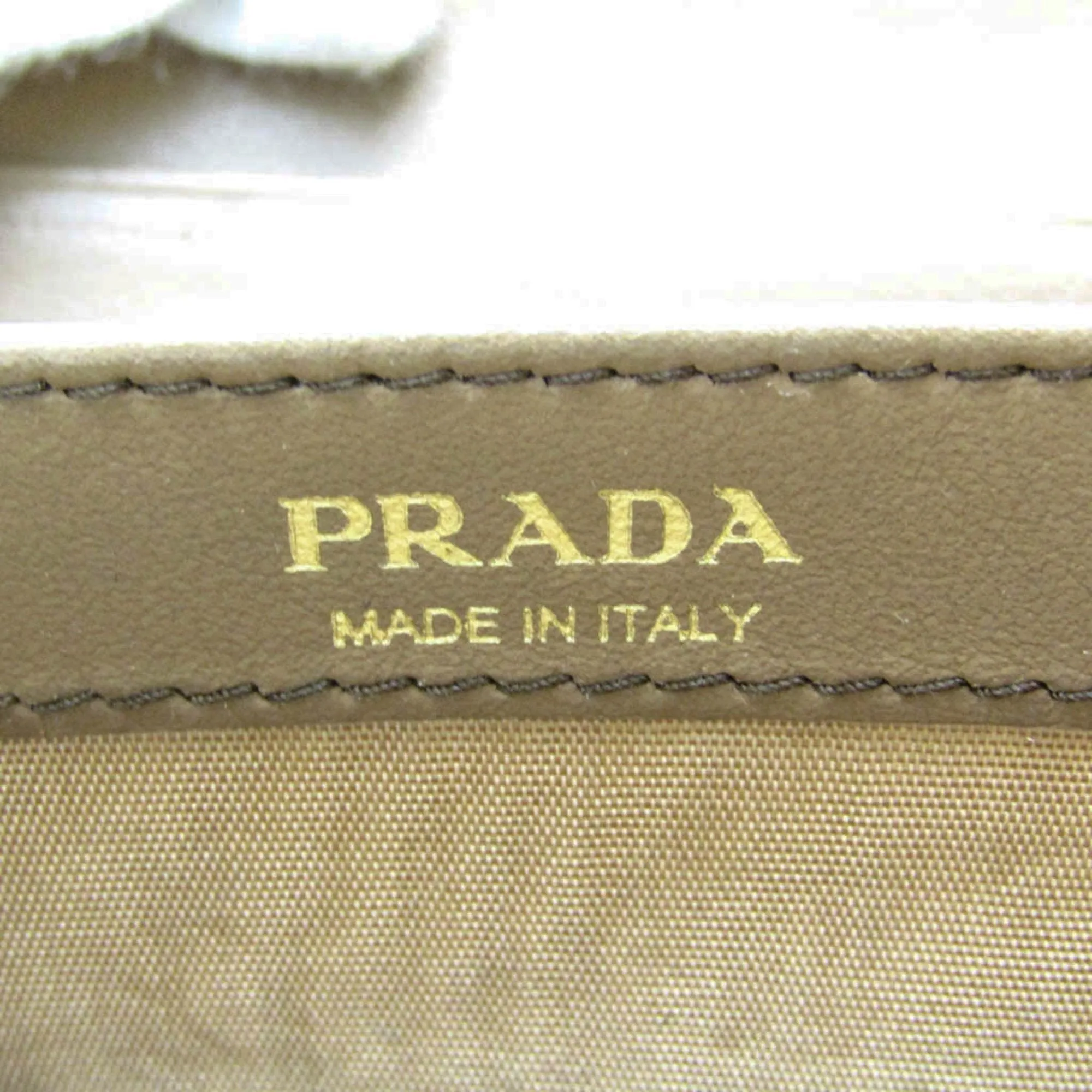 Prada Saffiano Brown Leather Accessories