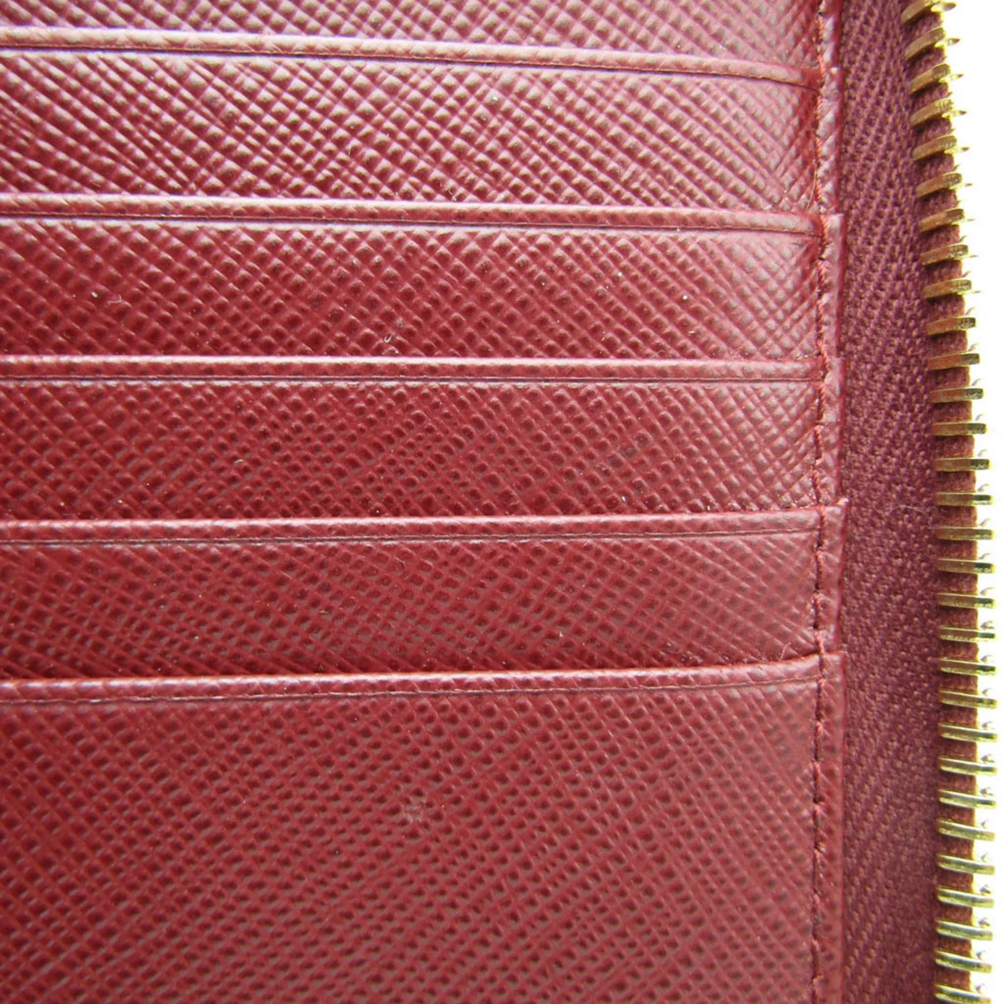 Prada Saffiano Burgundy Leather Accessories