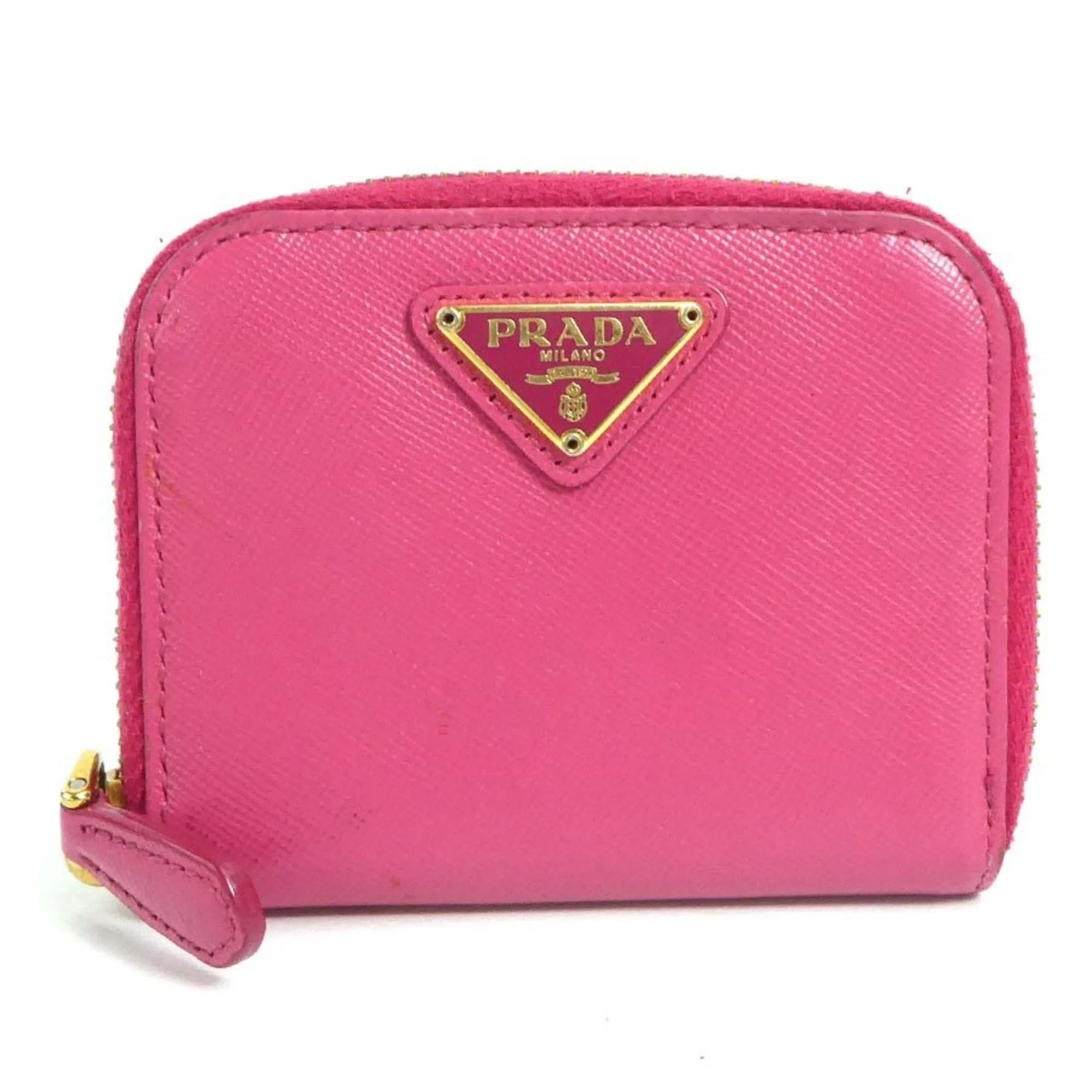 Prada Saffiano Pink Leather Accessories