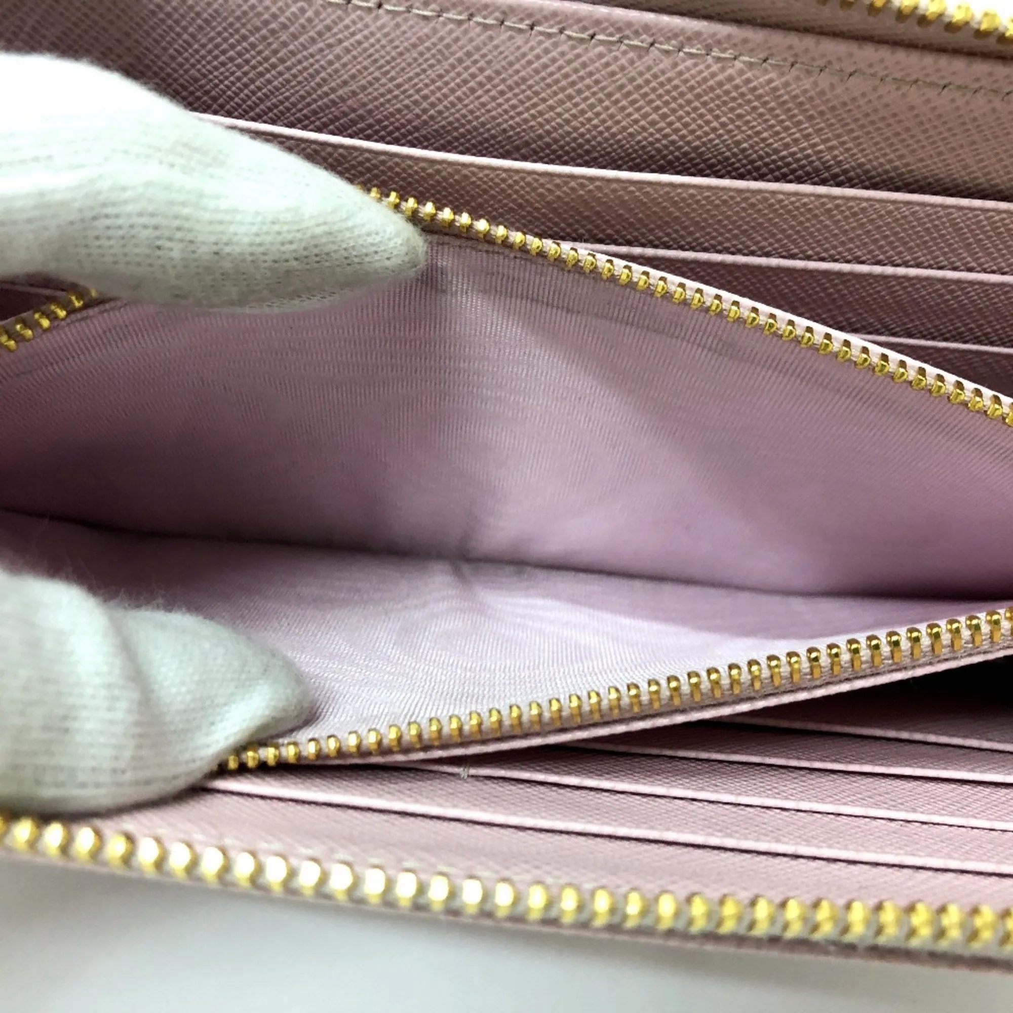 Prada Saffiano Pink Leather Accessories