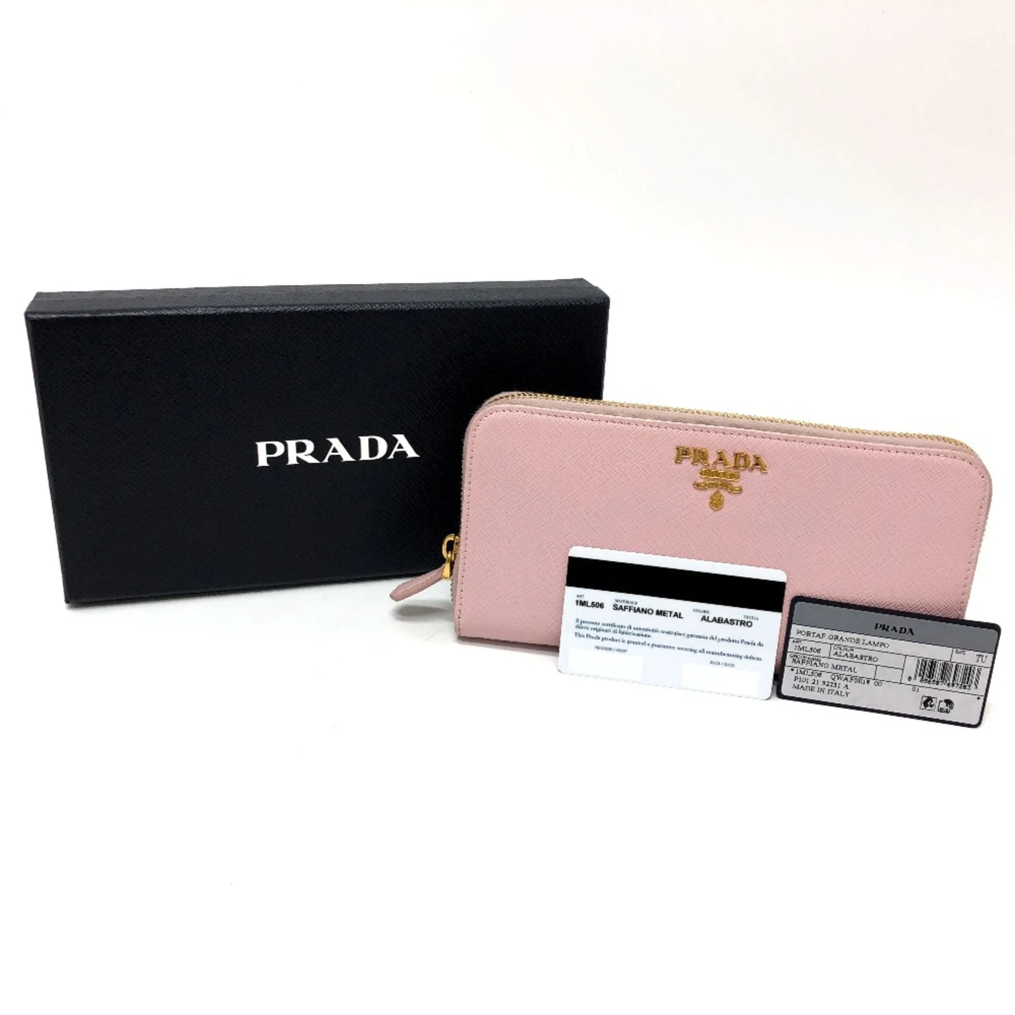 Prada Saffiano Pink Leather Accessories