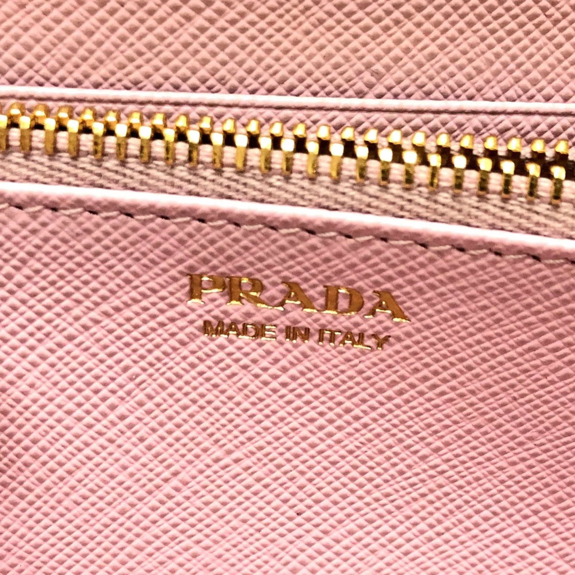 Prada Saffiano Pink Leather Accessories