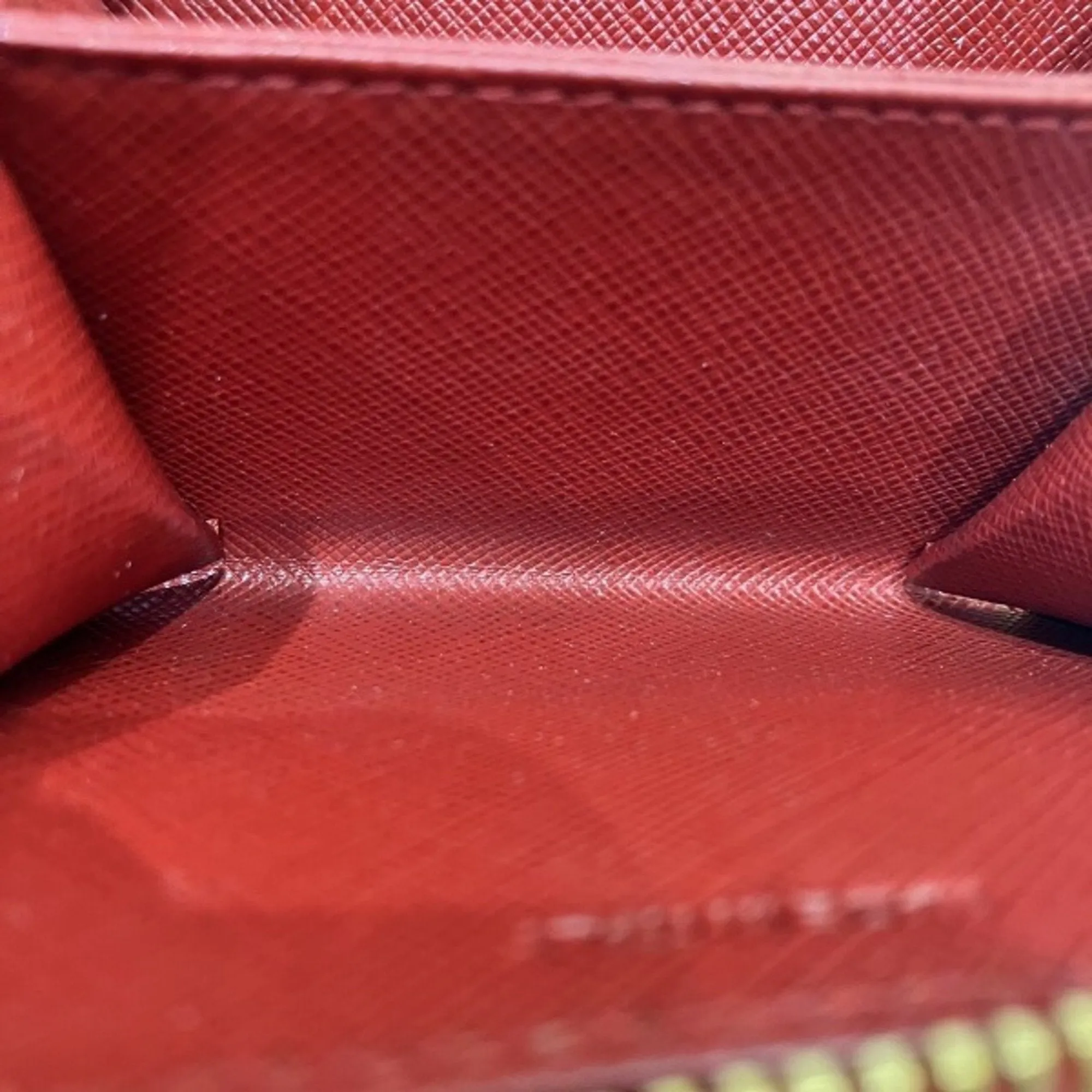 Prada Saffiano Red Leather Accessories