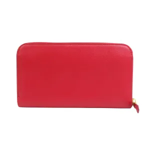 Prada Saffiano Red Leather Accessories