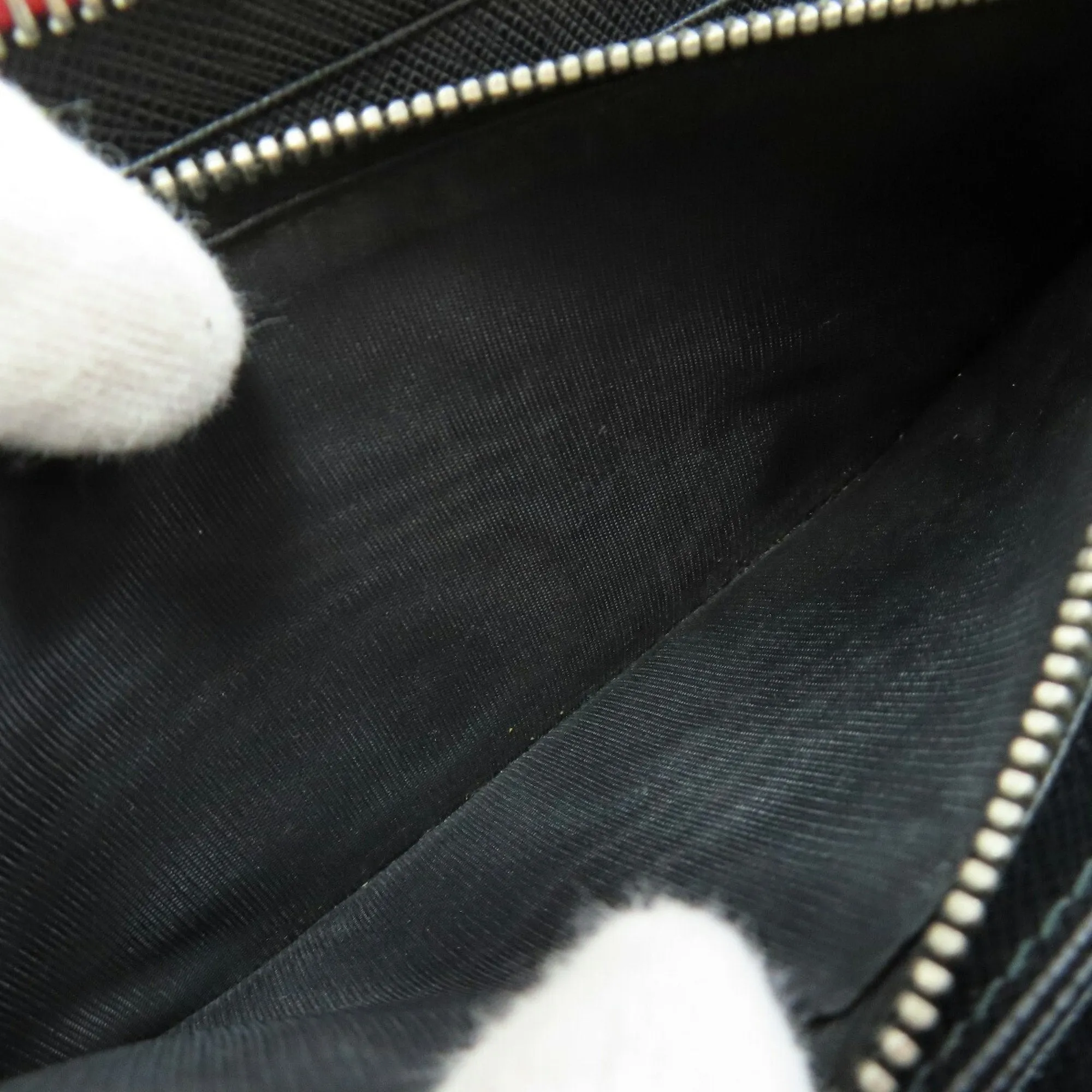 Prada Saffiano Red Leather Accessories