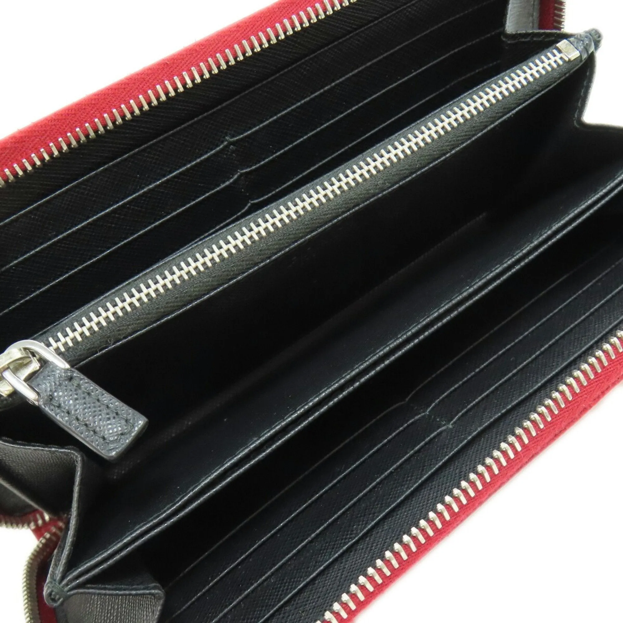 Prada Saffiano Red Leather Accessories