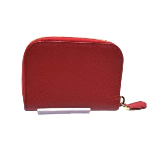 Prada Saffiano Red Leather Accessories