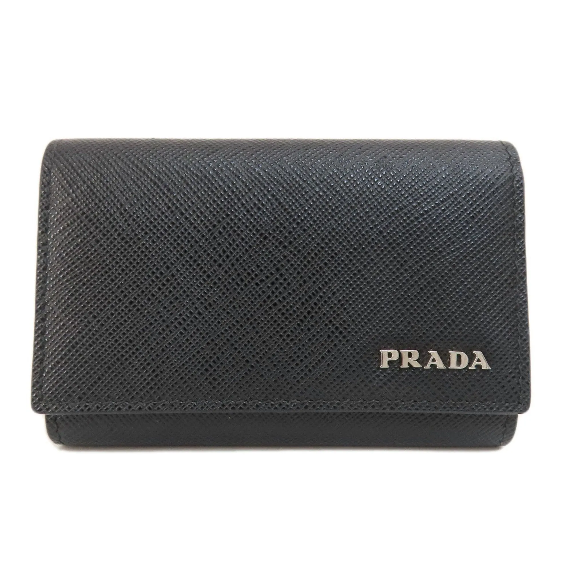 Prada Vitello Black Leather Accessories