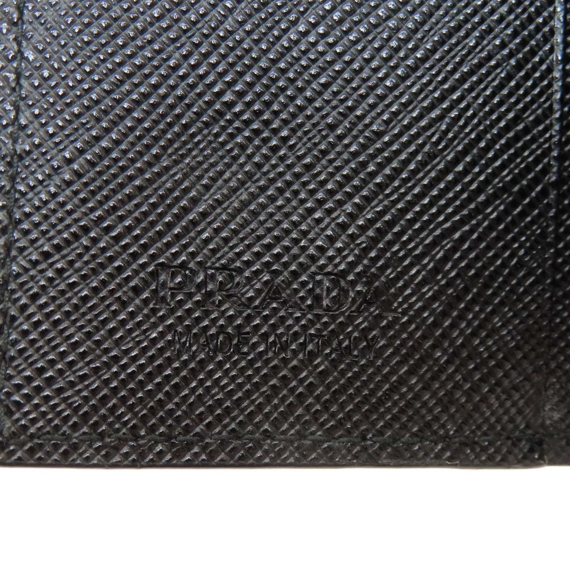 Prada Vitello Black Leather Accessories