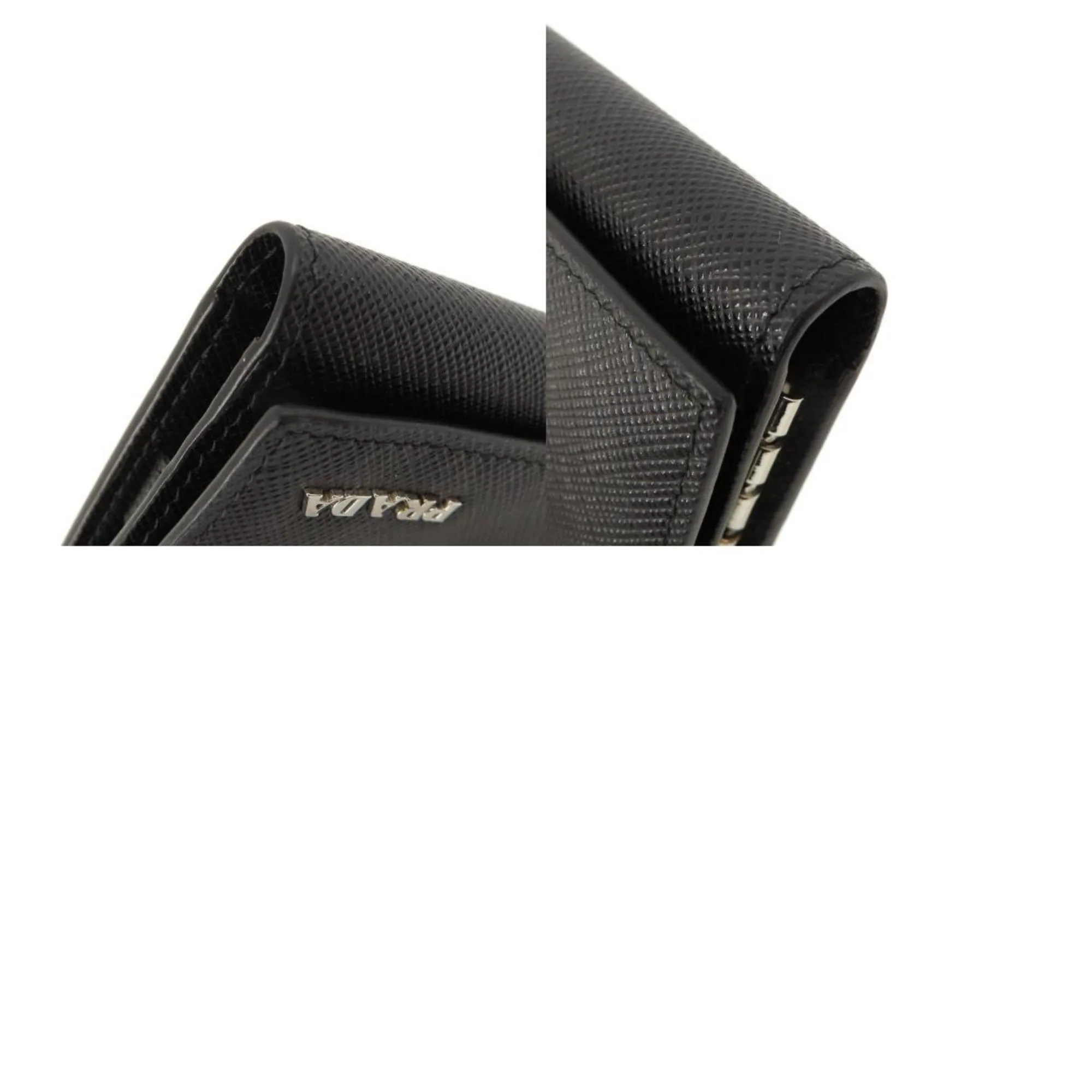 Prada Vitello Black Leather Accessories