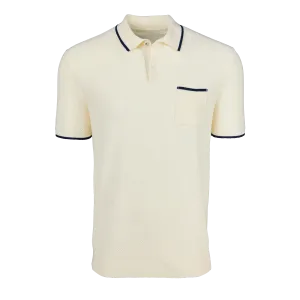 Seneca Short Sleeve Sweater Polo - Dune | Greyson Clothiers